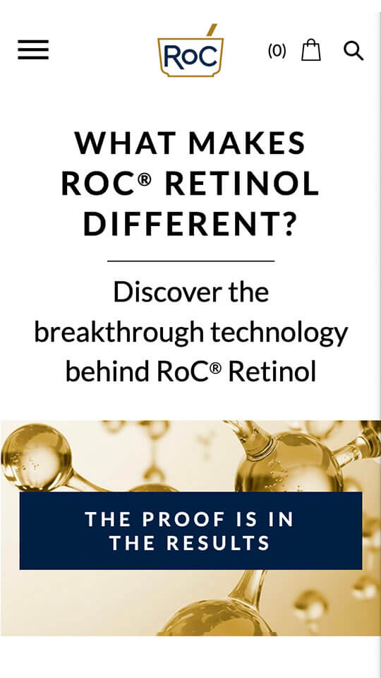 Roc Skincare screen 3