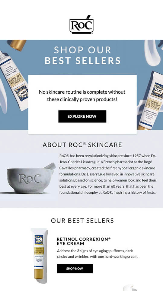 Roc Skincare screen 5